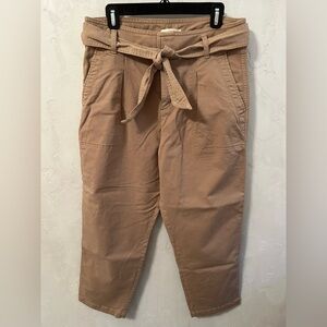 LOFT Women’s Khaki Belted Crops